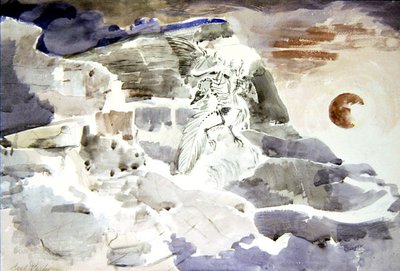 Fantôme dans le schiste - Paul Nash