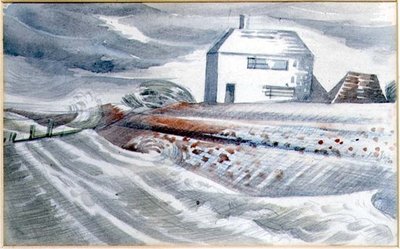 Maison au bord de la mer, Dymchurch, Kent - Paul Nash