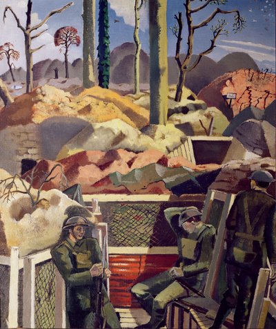 Printemps dans les tranchées, Ridge Wood - Paul Nash