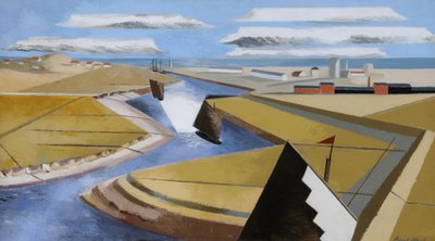 Les marais de Rye - Paul Nash