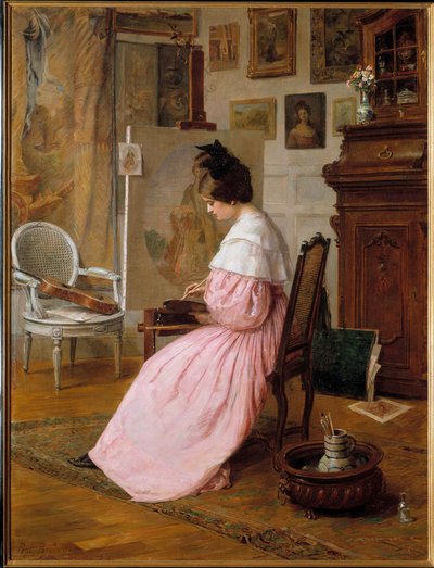 Un artiste dans son atelier - Paul Parfonry