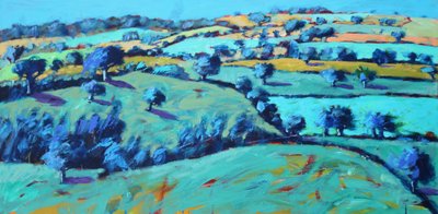 Ledbury, 2021 (acrylique sur panneau) - Paul Powis