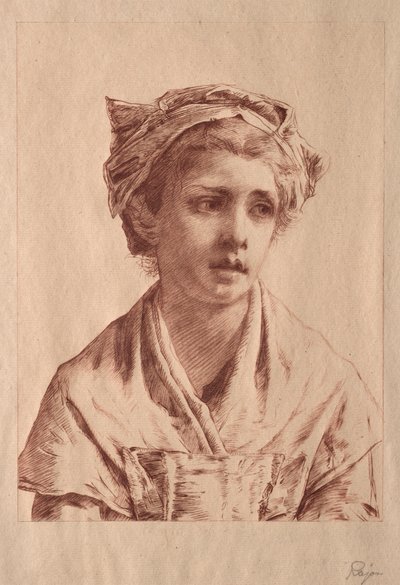 Jeune fille - Paul Rajon