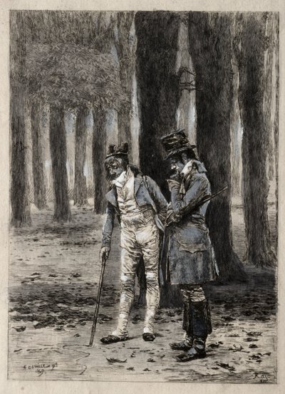 Étude de deux figures - Paul Rajon