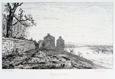 Batterie de Saint-Ouen, Siège de Paris, 1870-1871 - Paul Roux