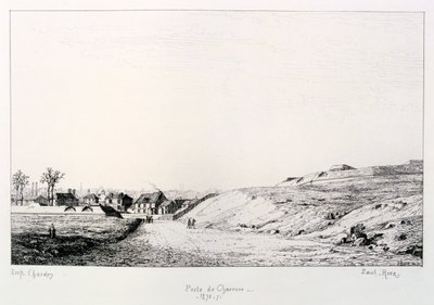 Poste de Charonne, Siège de Paris, 1870-1871 - Paul Roux