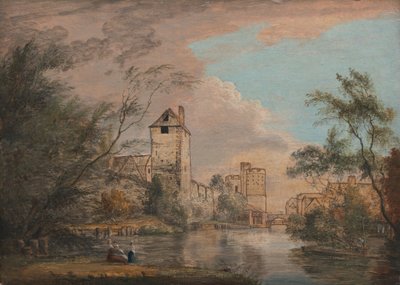 Vue Inachevée de la Porte Ouest, Canterbury - Paul Sandby