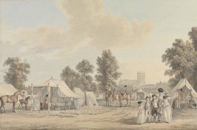 Un campement dans le parc St. James - Paul Sandby