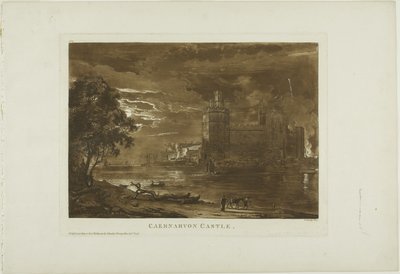 Château de Caernarvon - Paul Sandby