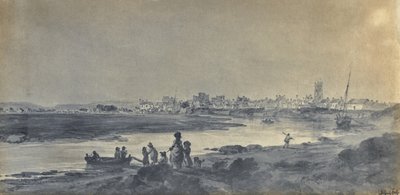 Cardiff depuis le sud - Paul Sandby