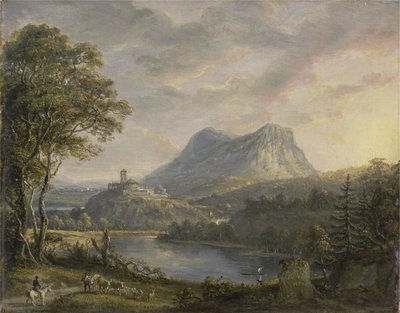 Paysage avec un lac - Paul Sandby