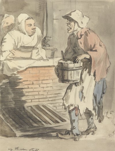 Les cris de Londres - Des déchets de cuisine - Paul Sandby