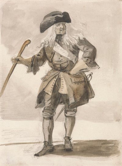 Les cris de Londres : un homme fanfaronnant - Paul Sandby