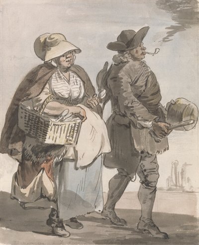 Les cris de Londres : "Voulez-vous des cuillères..." - Paul Sandby