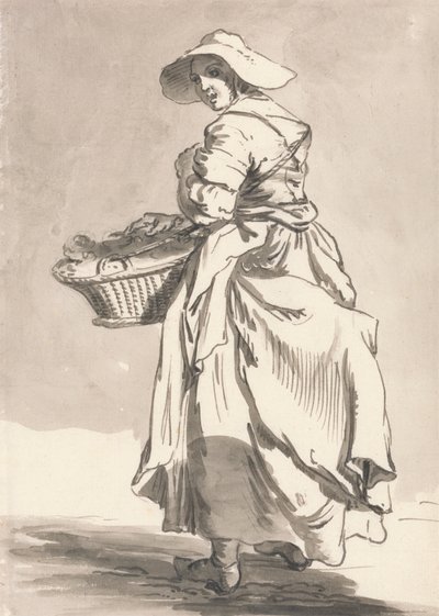 Les cris de Londres : Fleurs - Paul Sandby