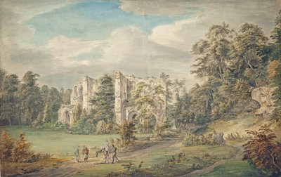 Abbaye de Roche, Yorkshire - Paul Sandby