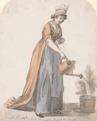 Sara Hough, nourrice de Mme T. P. Sandby - Paul Sandby