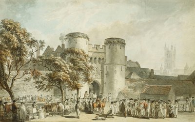 Porte Saint-Georges, Canterbury - Paul Sandby