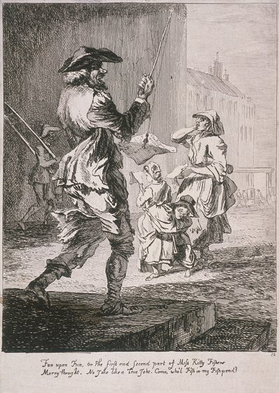 Artistes de rue, Cris de Londres, 1760 - Paul Sandby