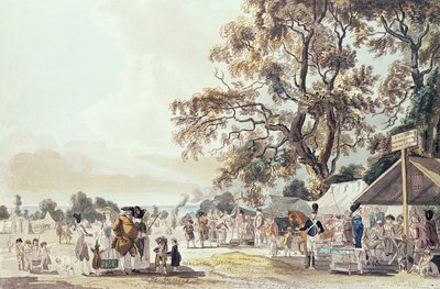 Le Campement à Hyde Park - Paul Sandby