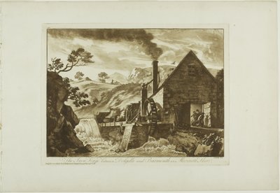 La Forge de fer entre Dolgelli et Barmouth dans le Merioneth Shire - Paul Sandby