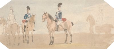 Les dragons légers - Paul Sandby