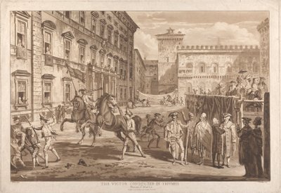 Le victorieux conduit en triomphe - Paul Sandby