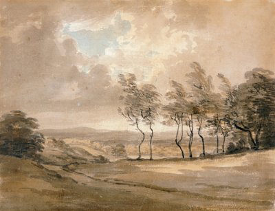 Vue de Hampstead Heath - Paul Sandby