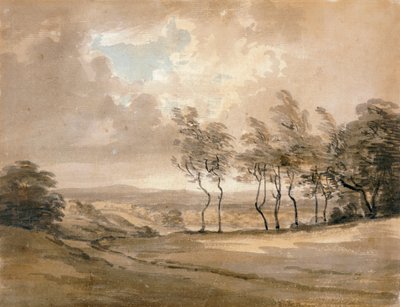 Vue de Hampstead Heath - Paul Sandby