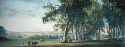 Vue de Windsor, depuis Snow Hill dans le Grand Parc - Paul Sandby