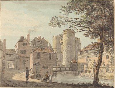 Porte Ouest à Canterbury - Paul Sandby