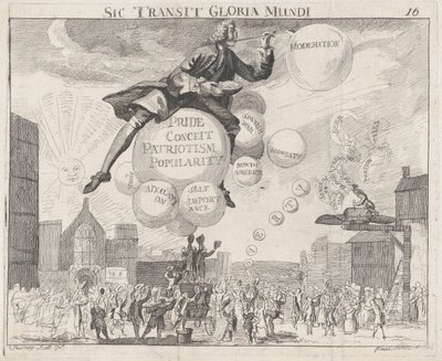 Sic Transit Gloria Mundi, vers 1762 - Paul Sandwich