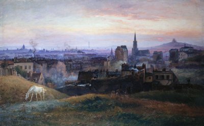 Vue panoramique de Paris, vue de Ménilmontant - Paul Schaan