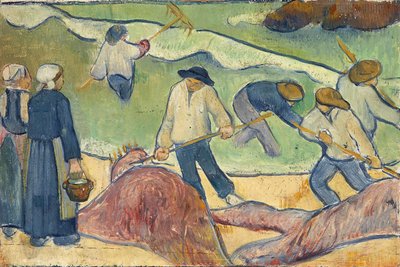 Petit paysage avec pêcheurs de tang par Paul Serusier - Paul Sérusier