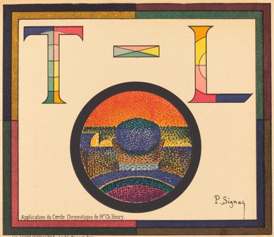 Application du Cercle Chromatique de Mr. Ch. Henry - Paul Signac