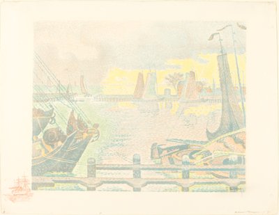 Bateaux à Flessingue - Paul Signac