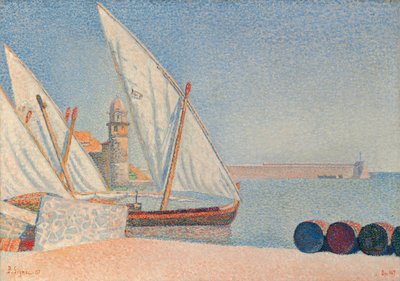 Collioure, Les Balancelles, 1887 - Paul Signac