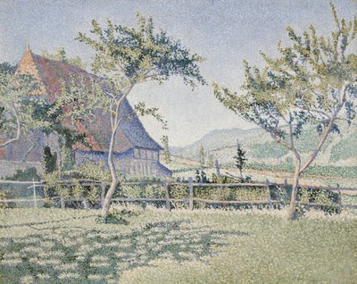 Comblat-le-Château, le Pré, Opus 161, juin-juillet 1887 - Paul Signac