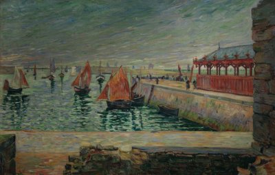 Le marché aux poissons, Port-en-Bessin - Paul Signac