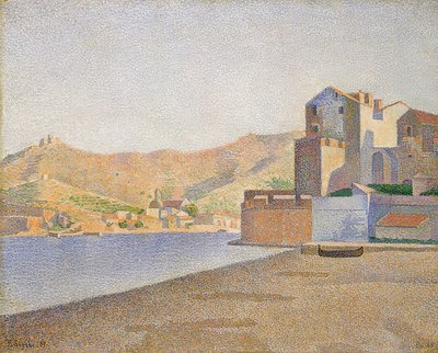 La Plage de la ville, Collioure. Opus 165. 1887 - Paul Signac