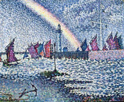 Entrée du port de Honfleur - Paul Signac