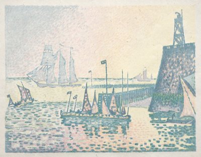 Soir, La Jetée à Vlissingen, 1898 - Paul Signac
