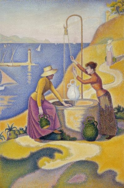 Femmes au puits (Opus 238) - Paul Signac