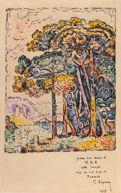 Paysage, 1915 - Paul Signac