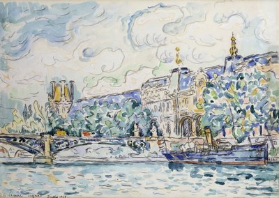 Le Palais du Louvre, 1910 - Paul Signac