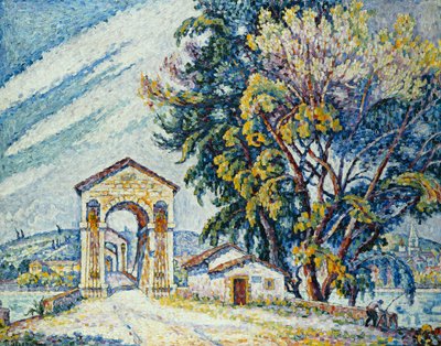 Le pont à Bourg-Saint-Andéol, 1926 - Paul Signac