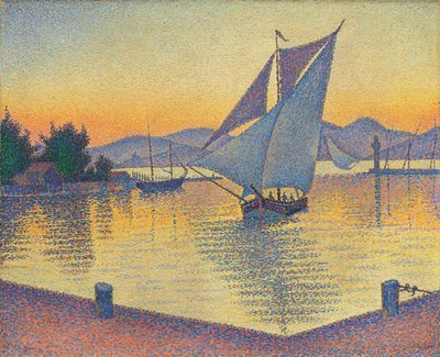 Le Port au soleil couchant, Opus 236 - Paul Signac