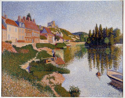Les Andelys, la berge - Paul Signac