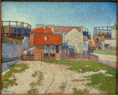Les gazomètres, Clichy - Paul Signac