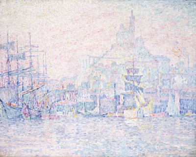 Marseille, La Bonne Mère, brume matinale, 1907 - Paul Signac